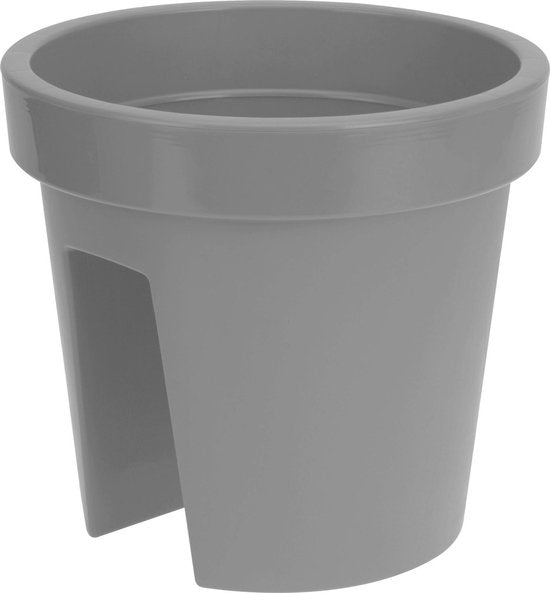 Balkonbak, dia 28cm, light gra