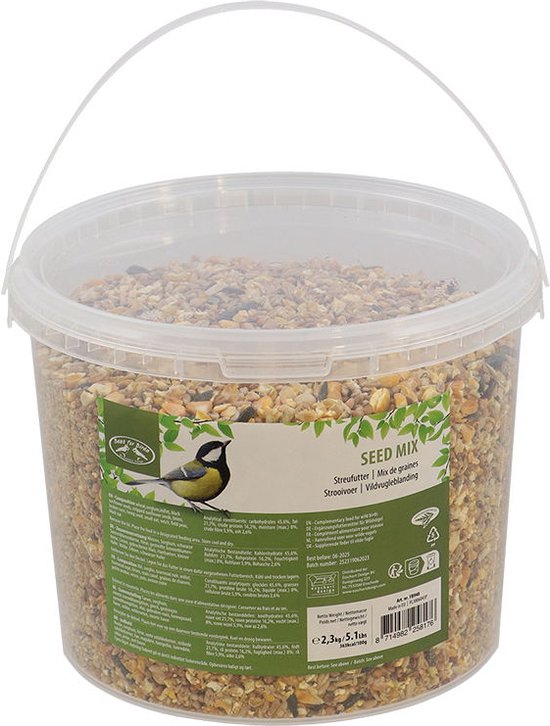 Strooivoer 2,3 kilo in emmer - Esschert design