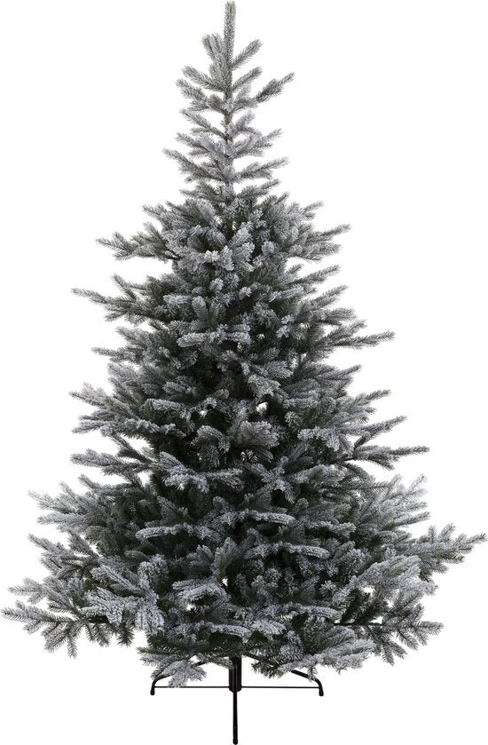 Everlands kunstkerstboom, besneeuwde spar, ca. Ø132 en 180 cm hoog