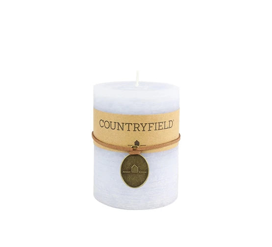 Kaars effen ro Tonnie L licht blauw - Countryfield
