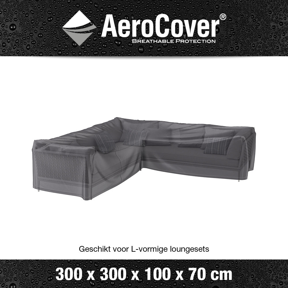 Loungesethoes hoekset 300x300x100xH70