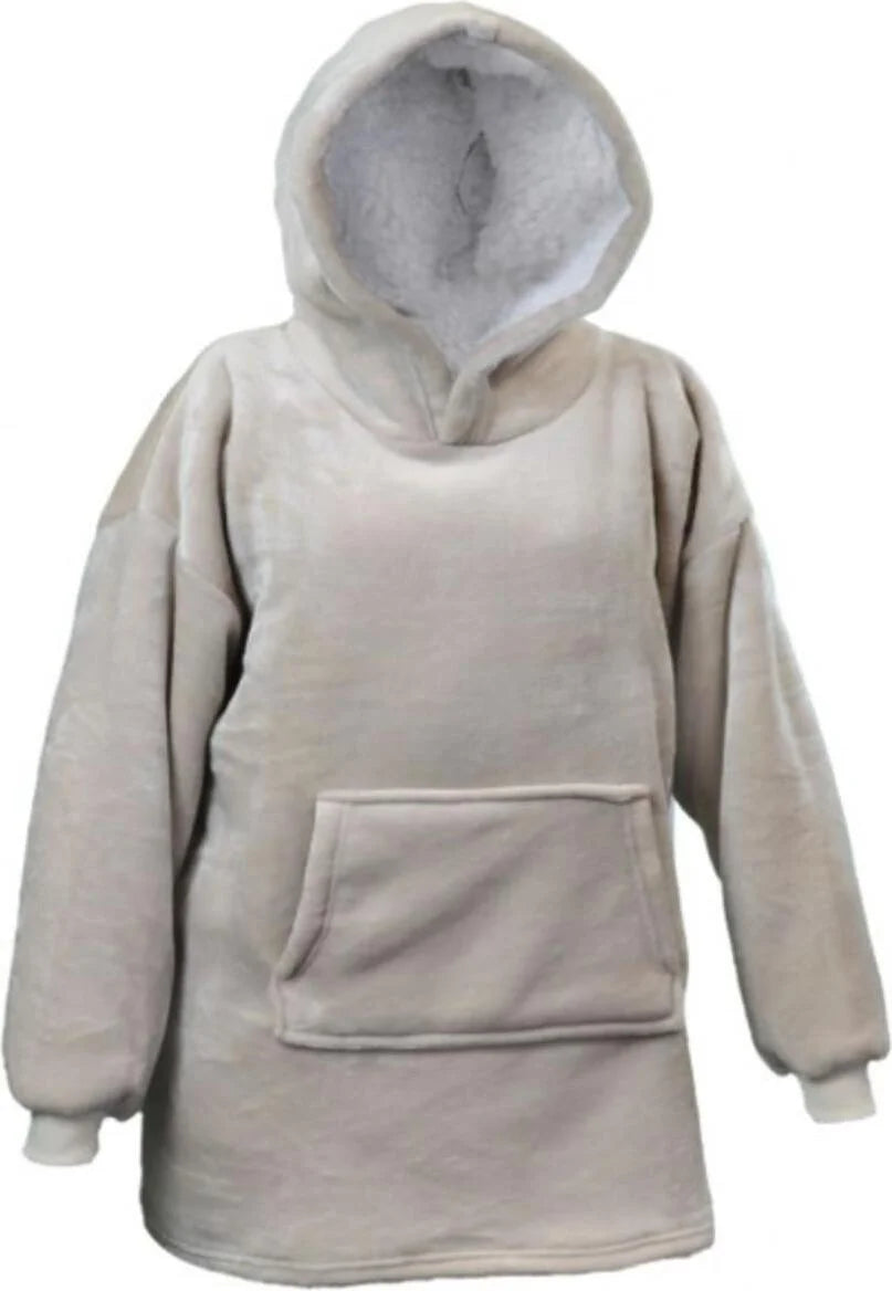 Unique Living - hoodie Emma lichtgrijs onesize
