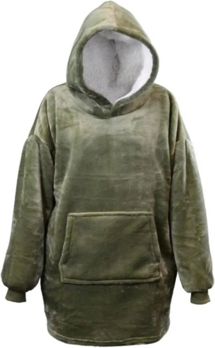 Unique Living - hoodie Emma groen onesize