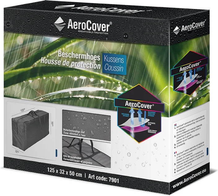 Platinum Aerocover kussentas 125 x 32 x 50 cm