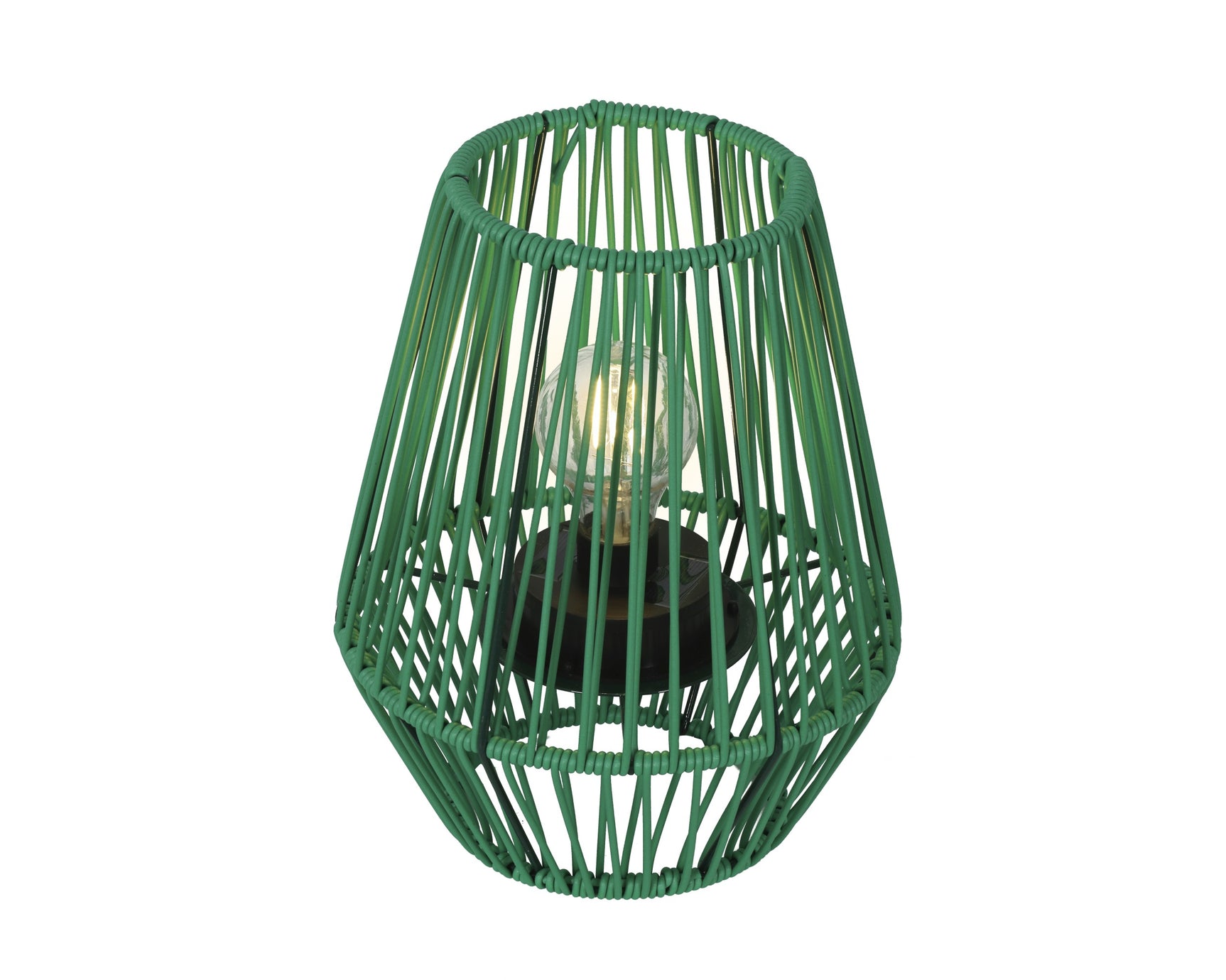 Solar lantaarn wicker steady