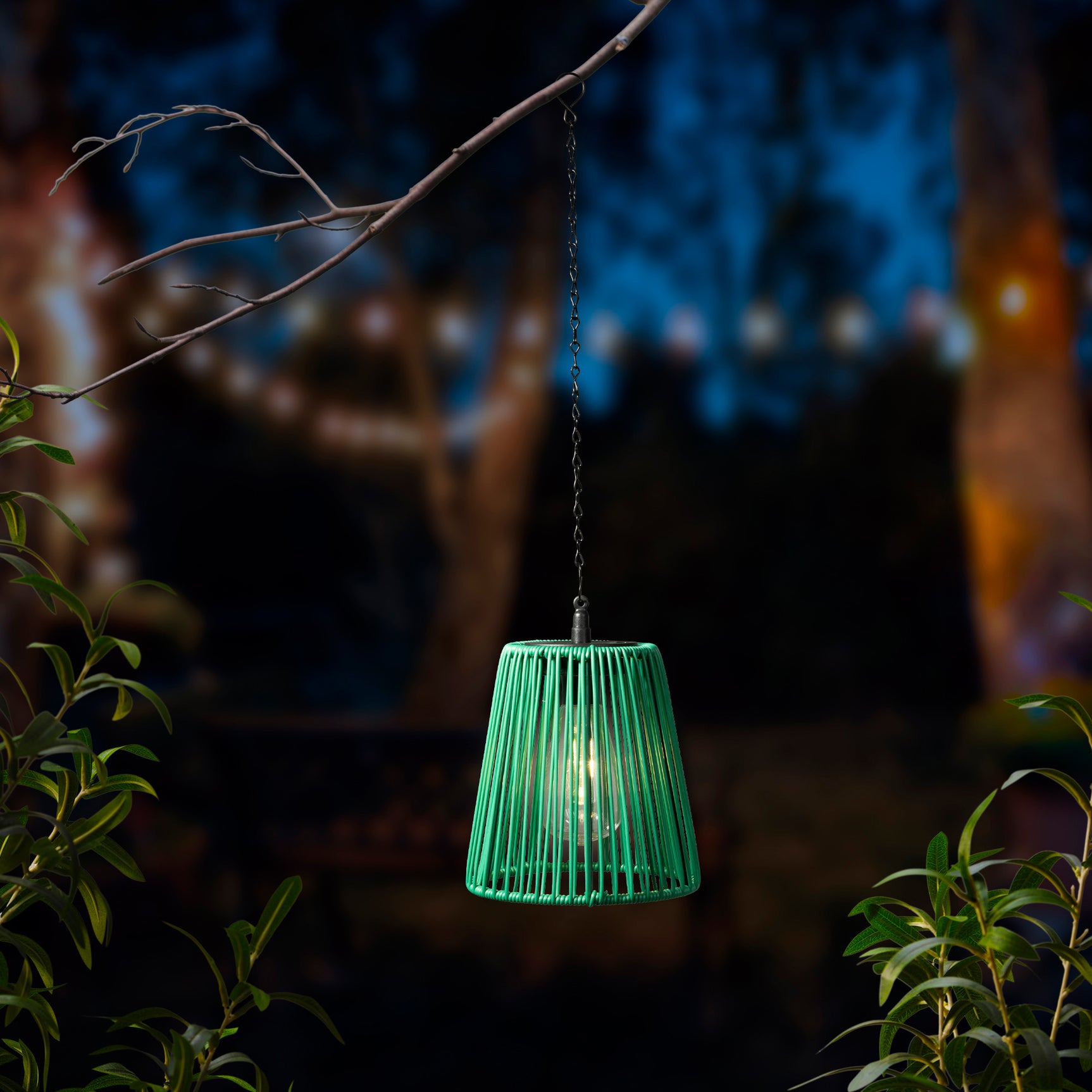 Solar hanglamp wicker steady
