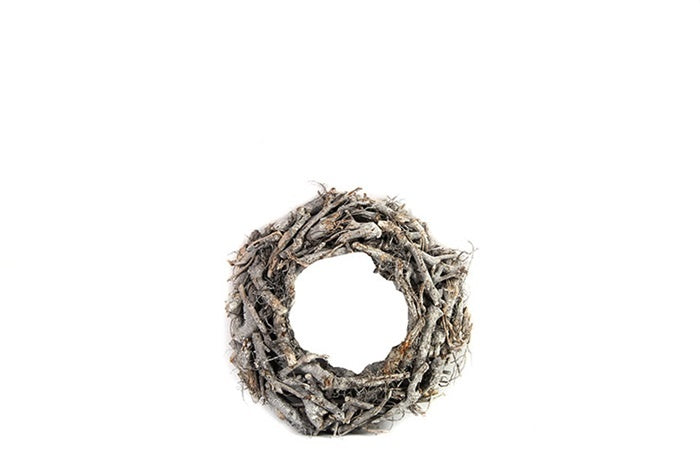 Krans Spikey S grijs