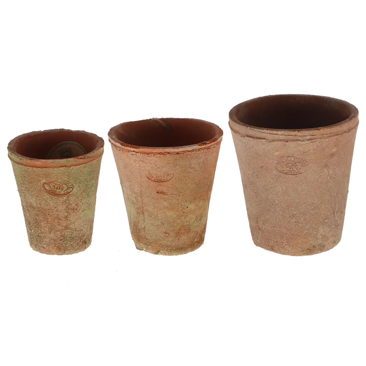 Esschert design - Aged Terracotta bloempot S set van 3