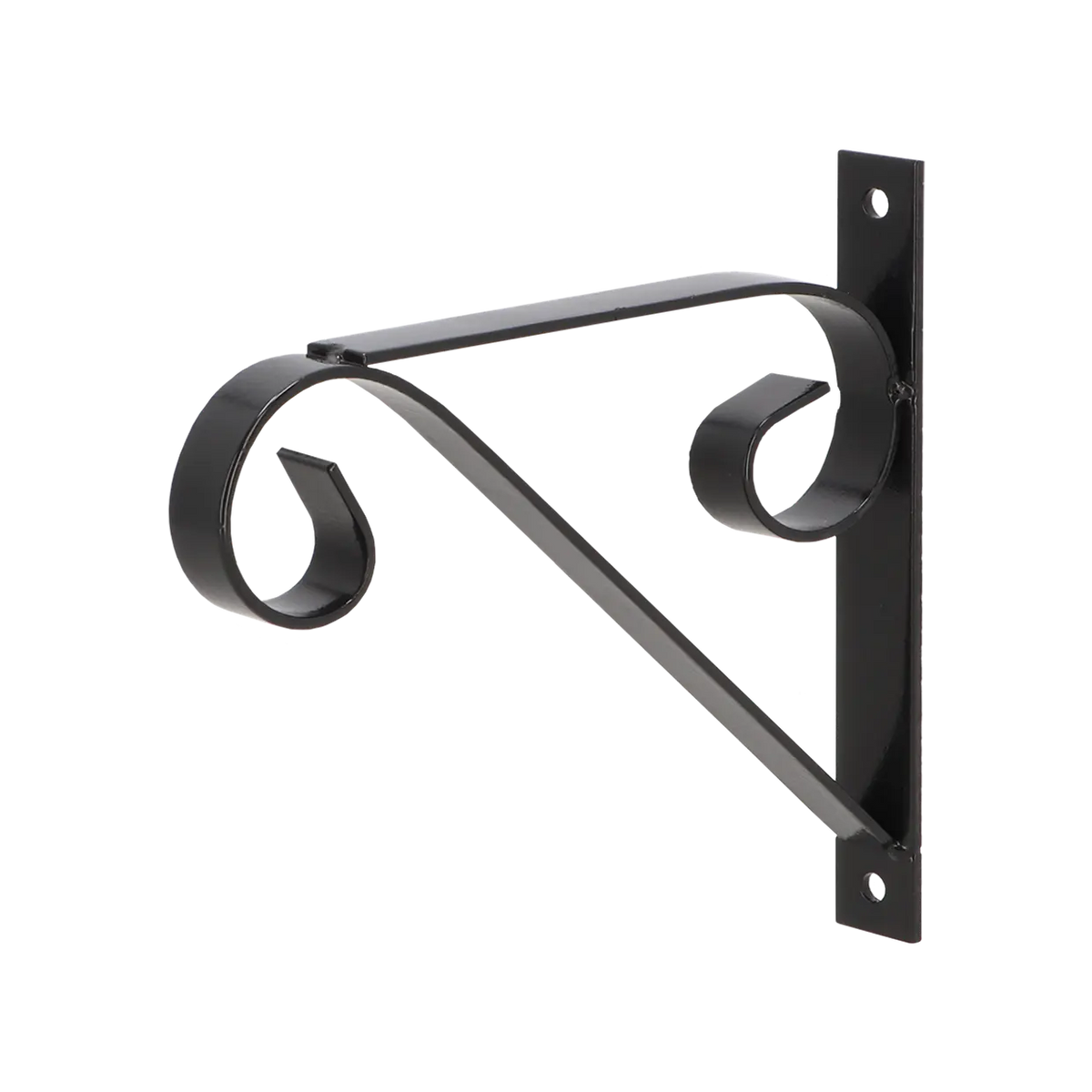 Hanging basket haak met krul S zwart - Esschert design