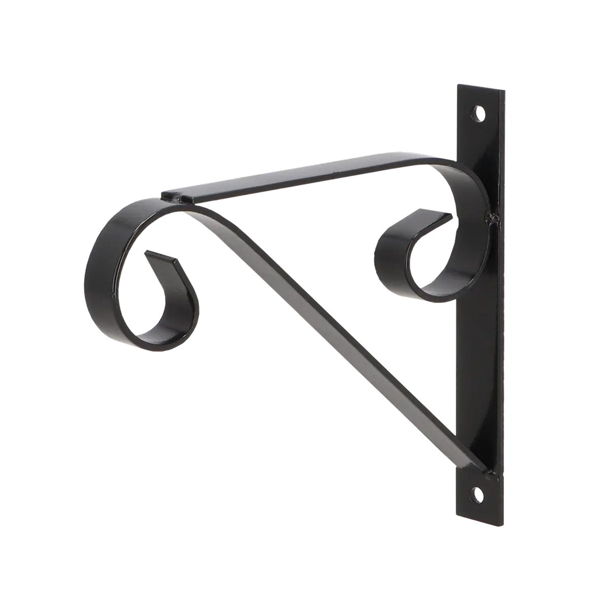 Hanging basket haak met krul S zwart - Esschert design