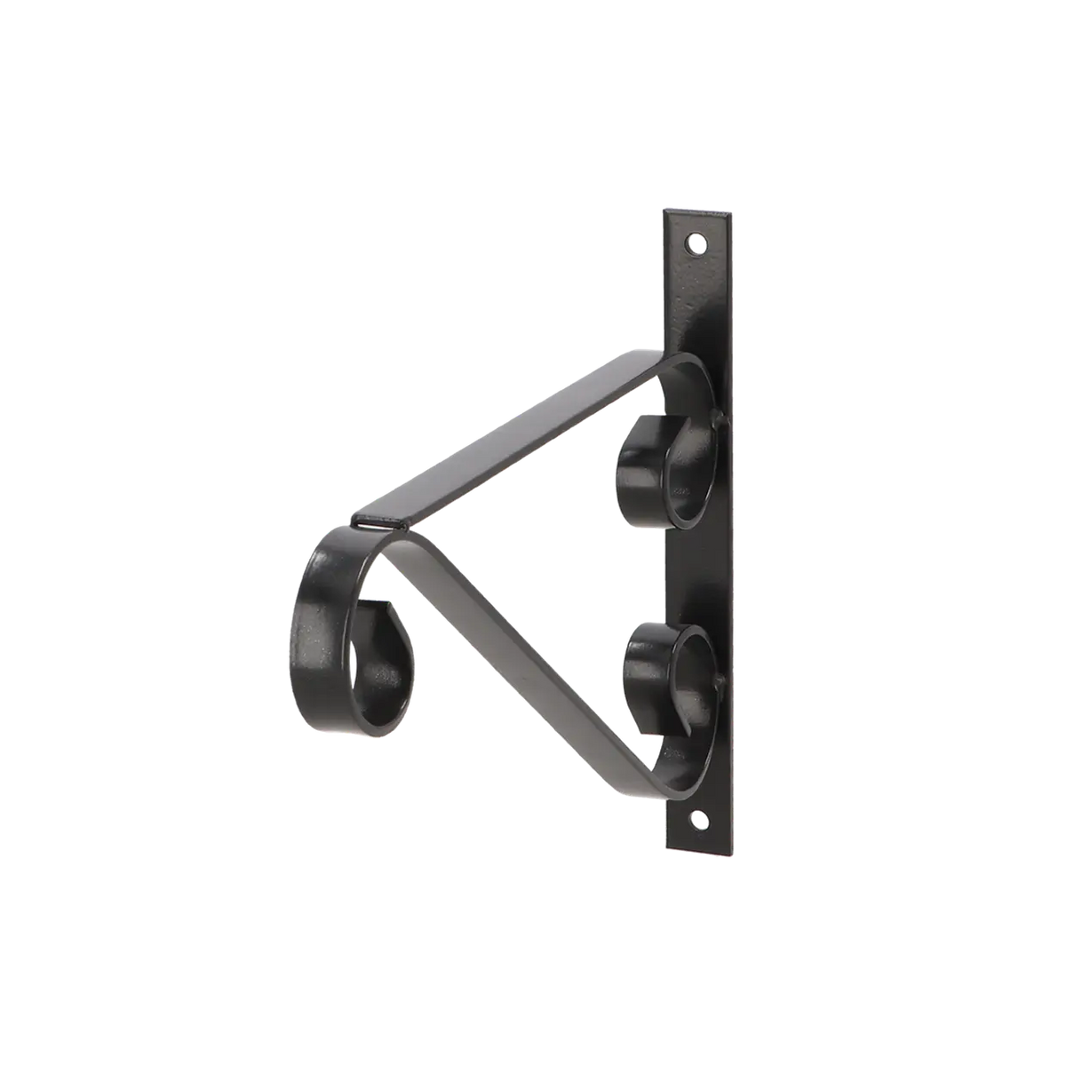 Hanging basket haak met krul M zwart - Esschert design