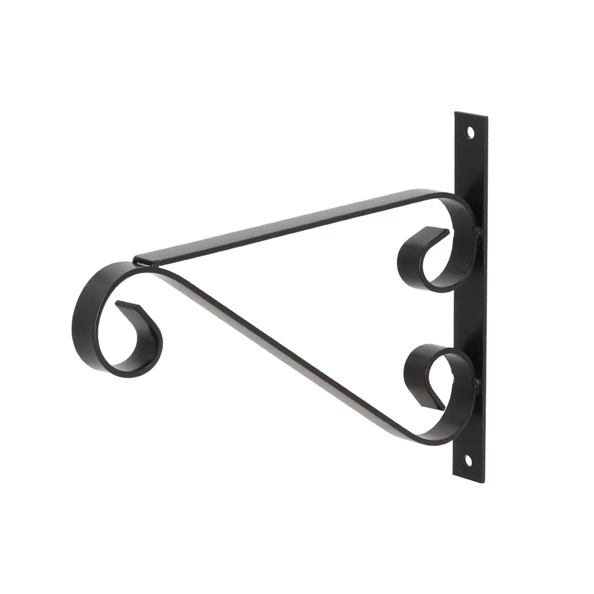 Hanging basket haak met krul M zwart - Esschert design