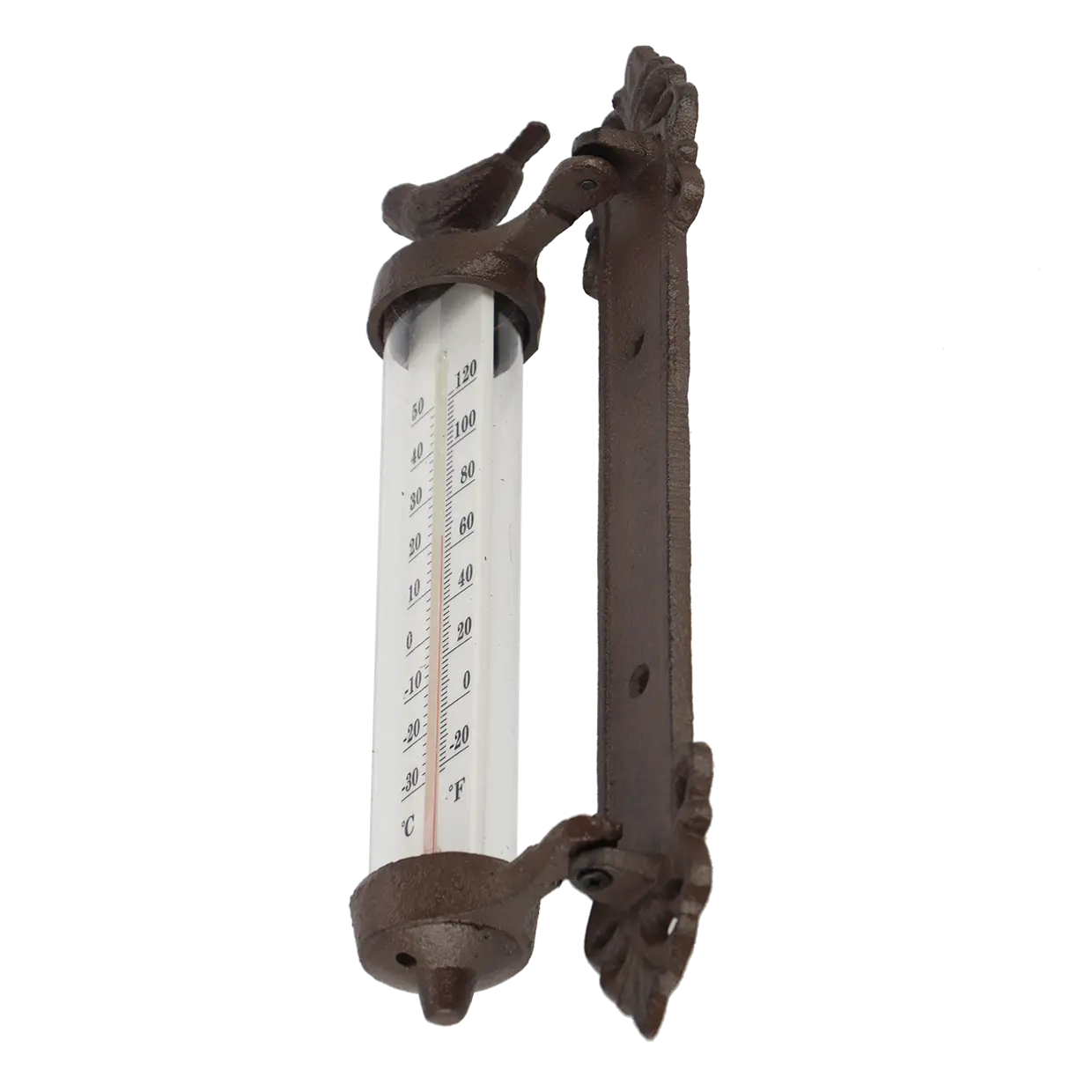 Esschert design - Wandthermometer met vogel in giftbox