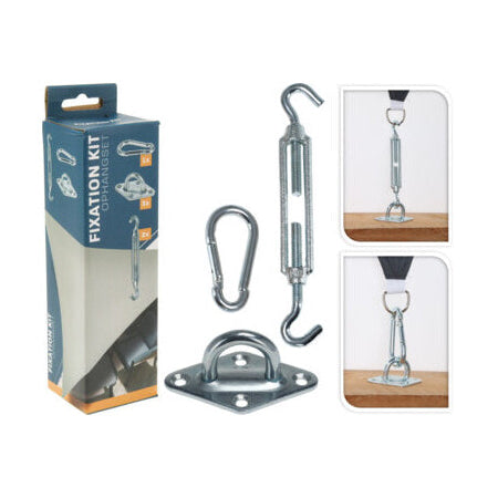 Schaduwdoek ophang accessoires set 6 stuks