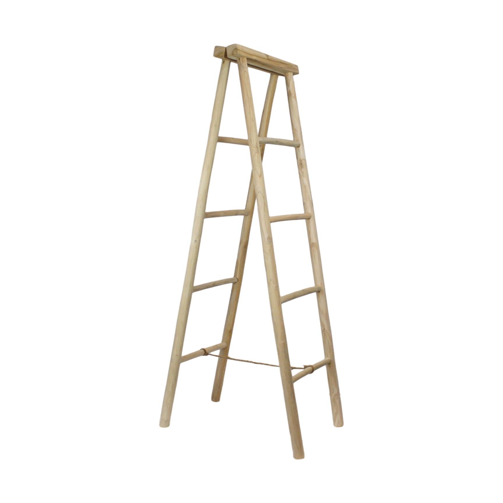 Ladder dubbel teakhout FSC Recycled