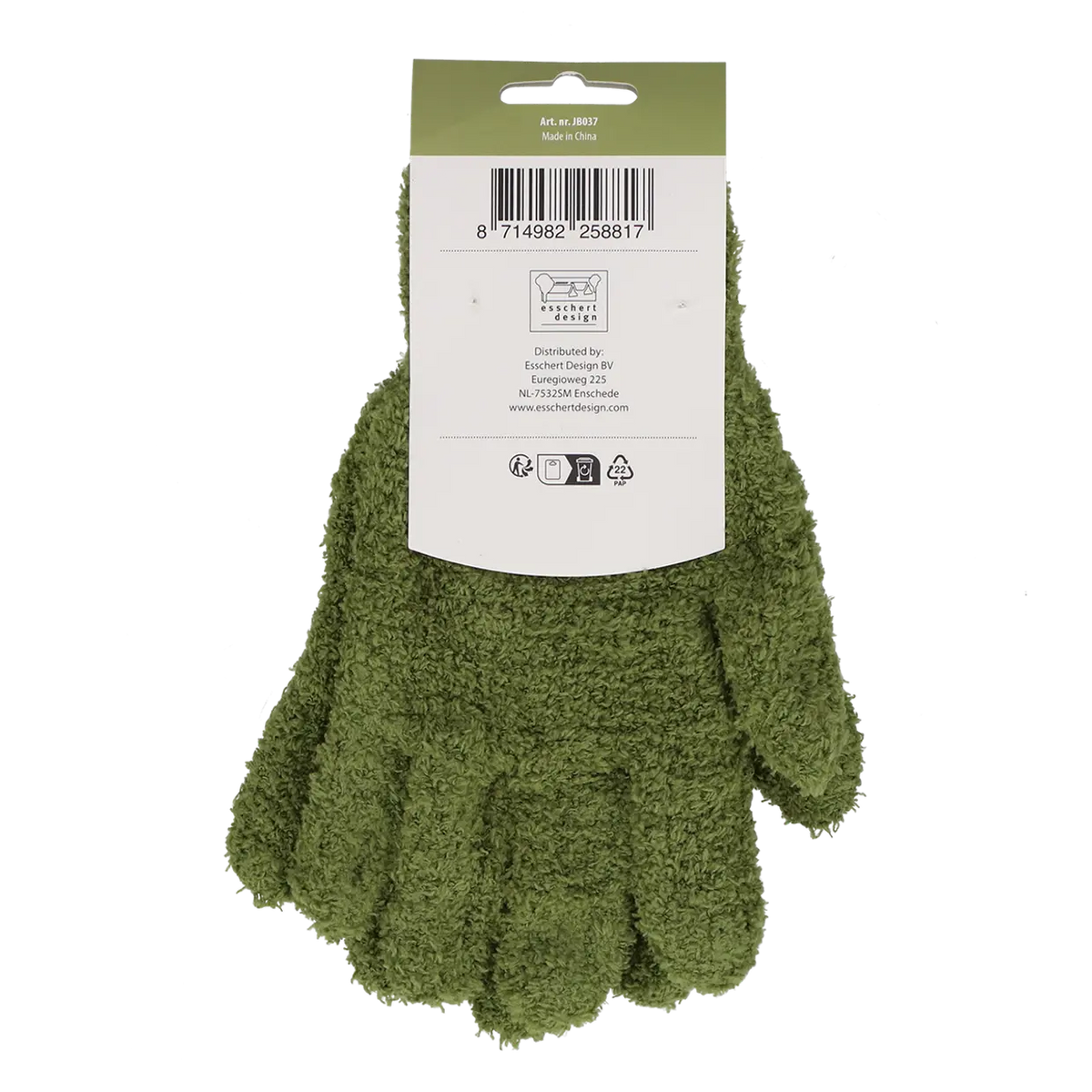 Esschert Design - Groene planten afstofhandschoenen