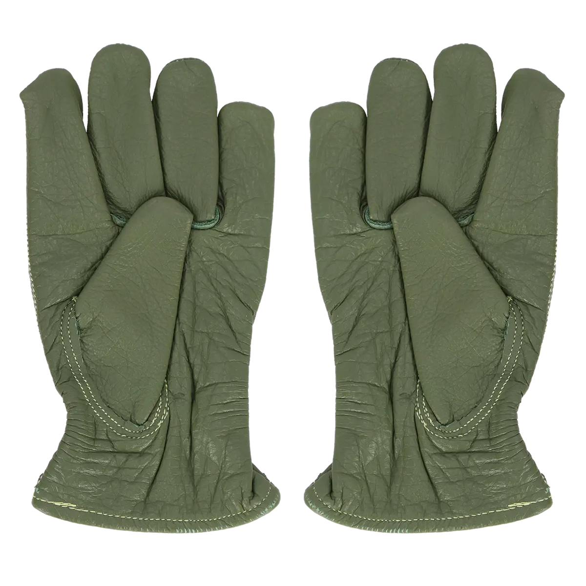 Esschert Design - Runderleren handschoenen groen maat M