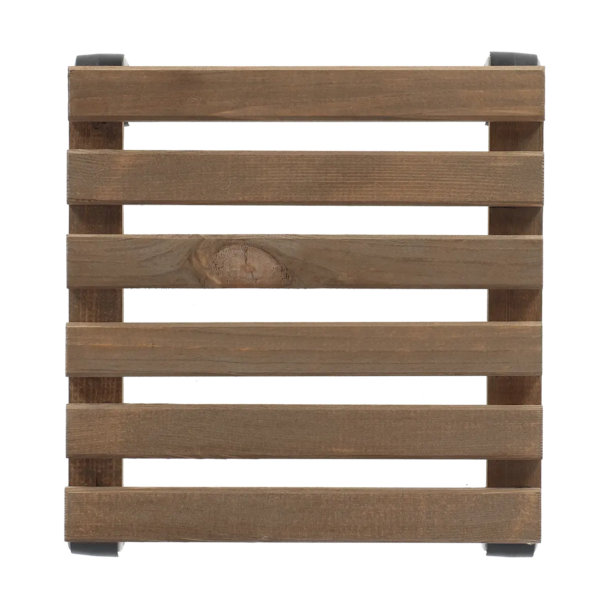 Plantentrolley vierkant indoor L bruin - Esschert Design