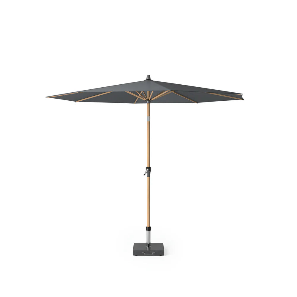 Platinum parasol Riva ø300 - teak/antraciet