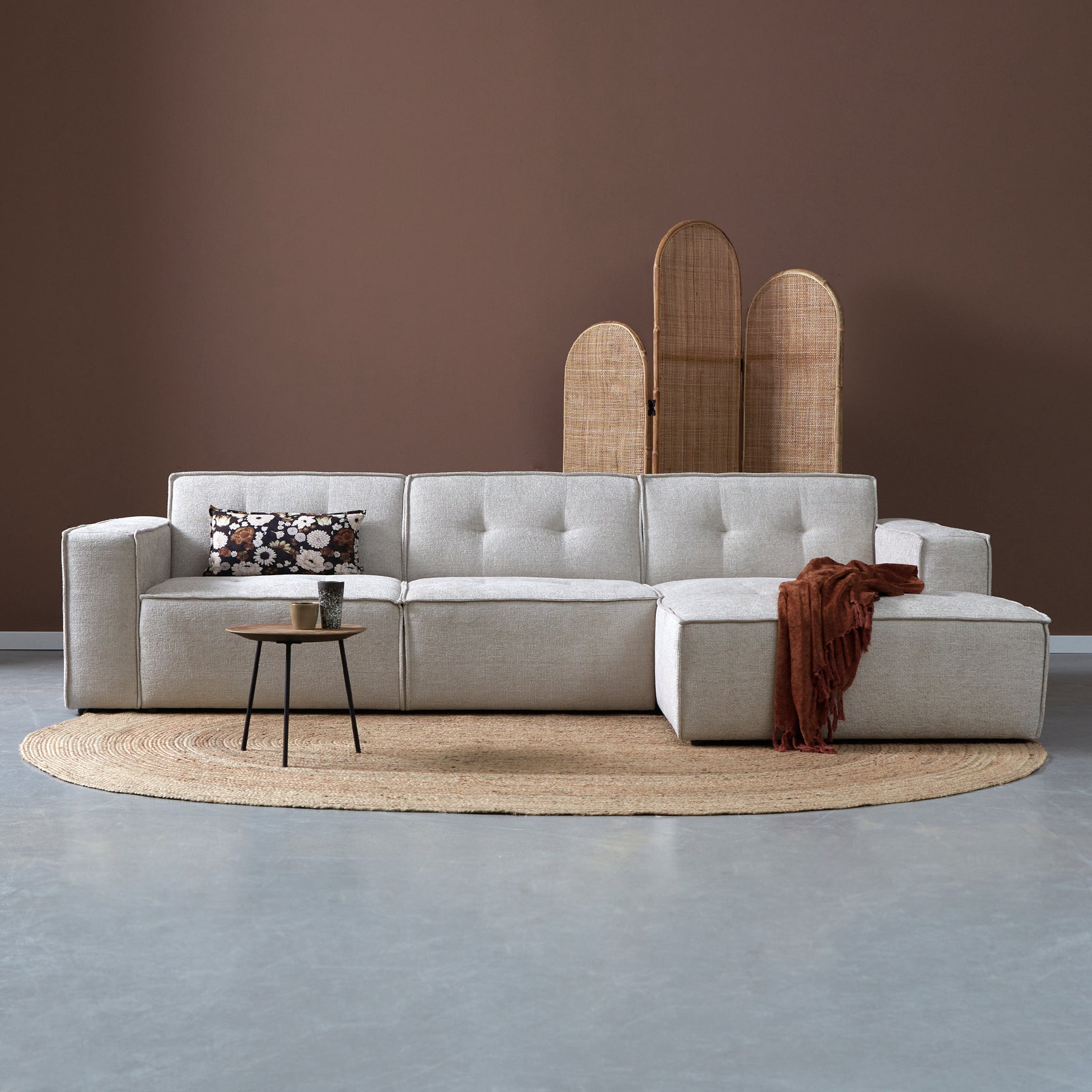 FLOW met chaise longue rechts - Majestic 603