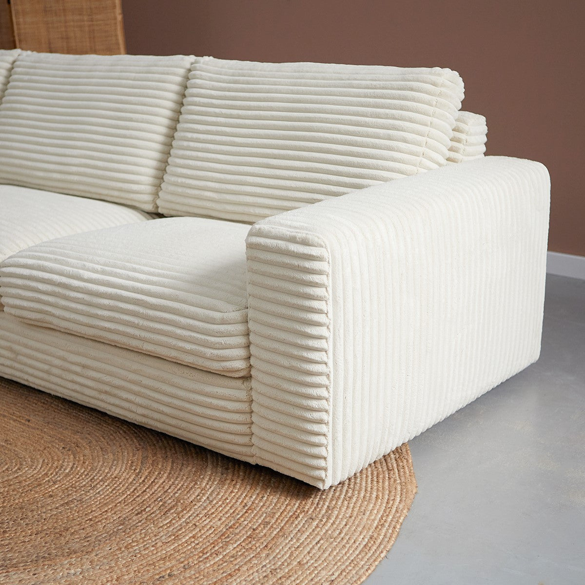 UNO met chaise longue links - Ambience 2 Cream