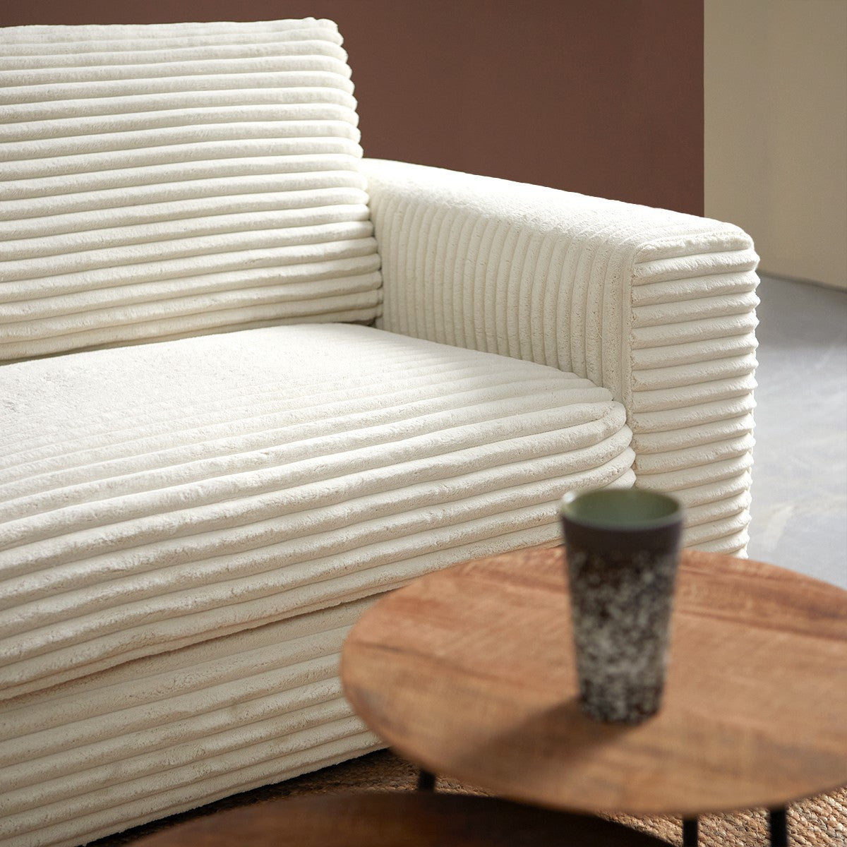 UNO met chaise longue links - Ambience 2 Cream