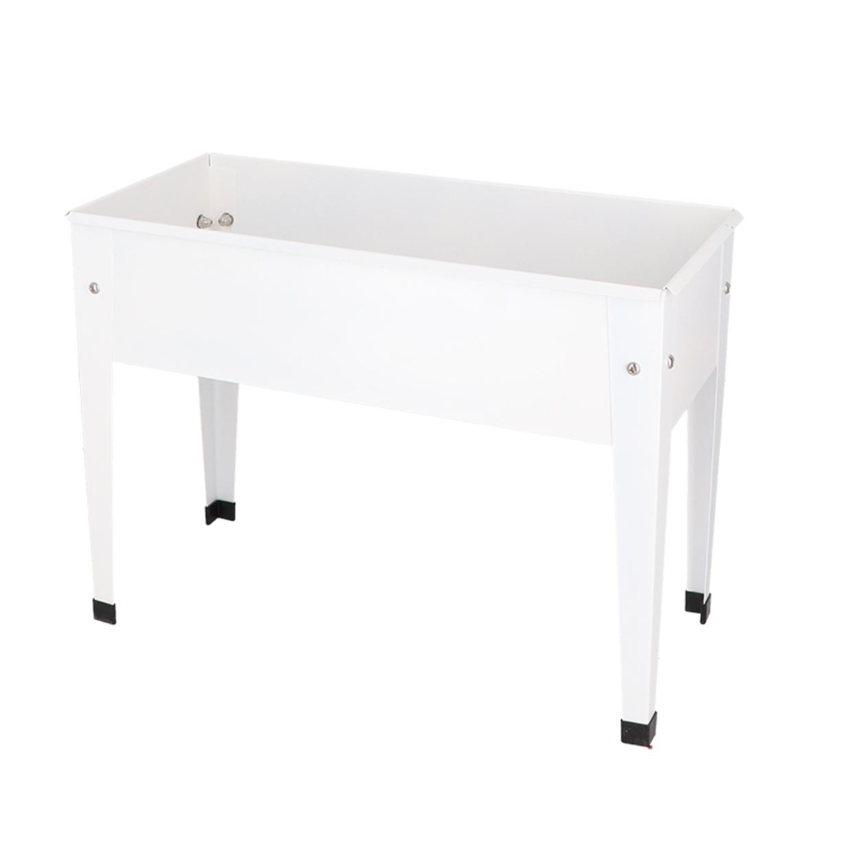 Esschert design - Verhoogde kweekbak metaal wit. S