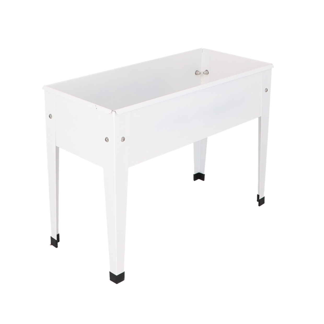 Esschert design - Verhoogde kweekbak metaal wit. S