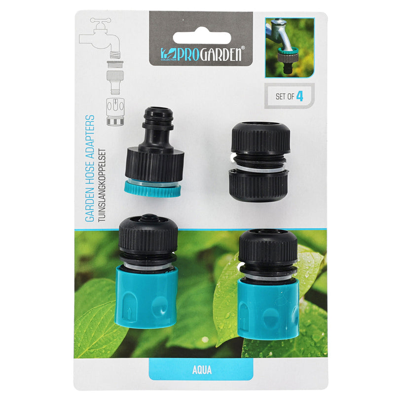 Tuinslangadapters set van 4sts