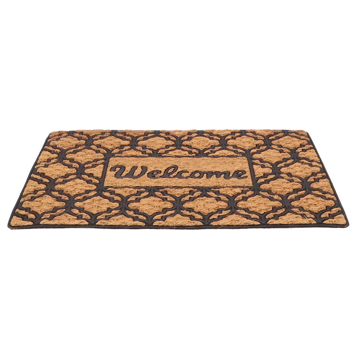 Welcome rubberen kokosdeurmat L - Esschert design