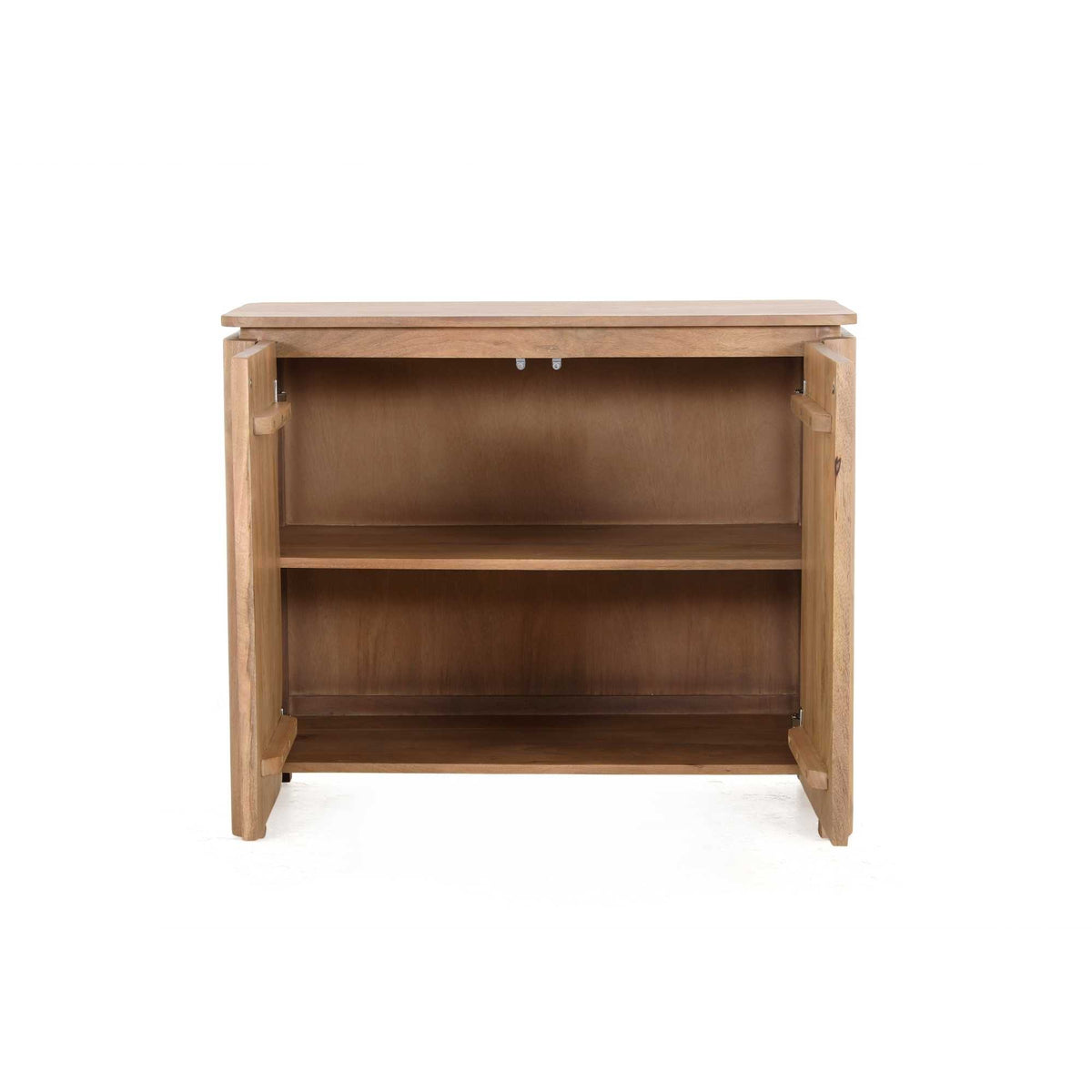 Dressoir met open binnenkant en legplank, mangohout naturel