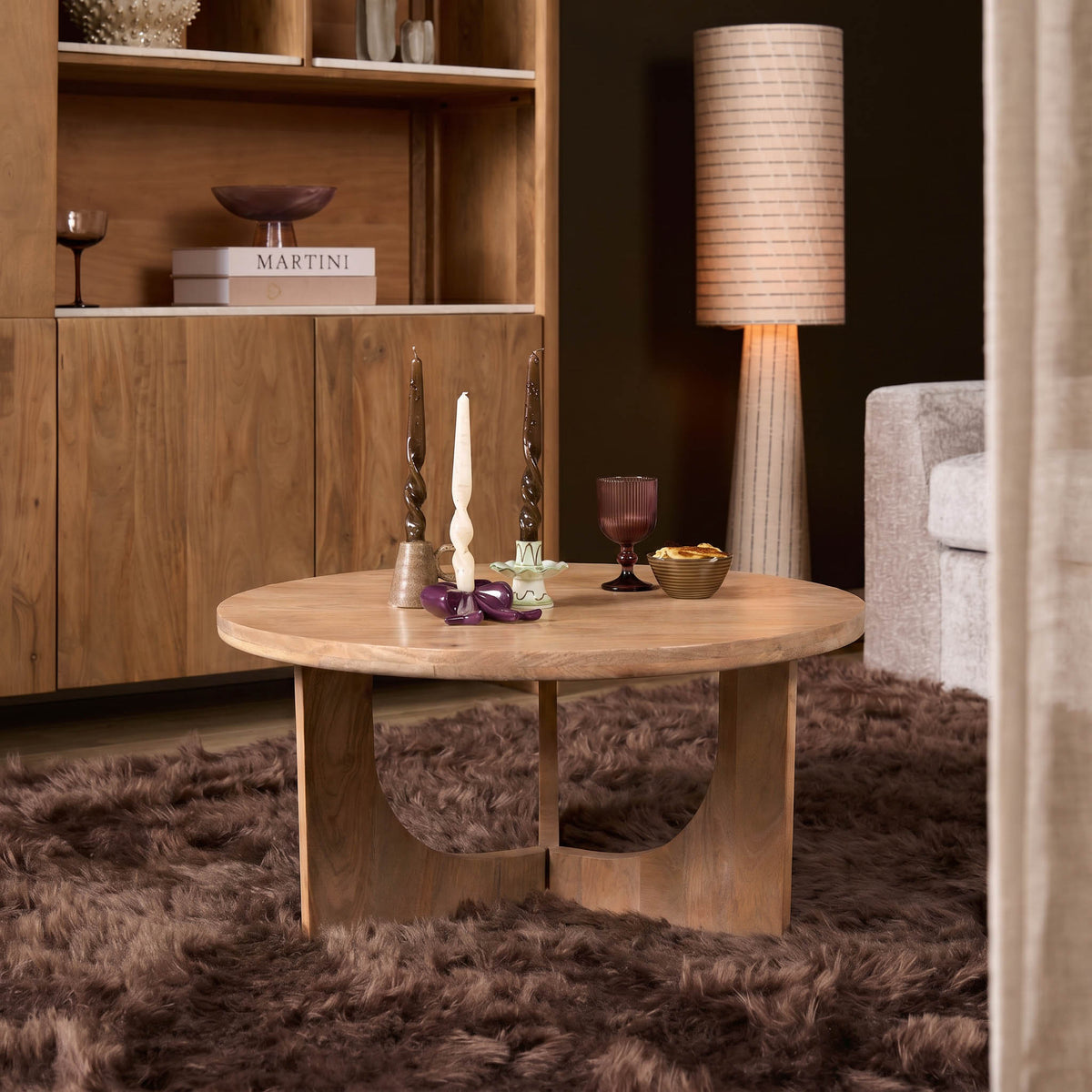 Starfurn - Salontafel Guus Naturel Mangohout 80 cm