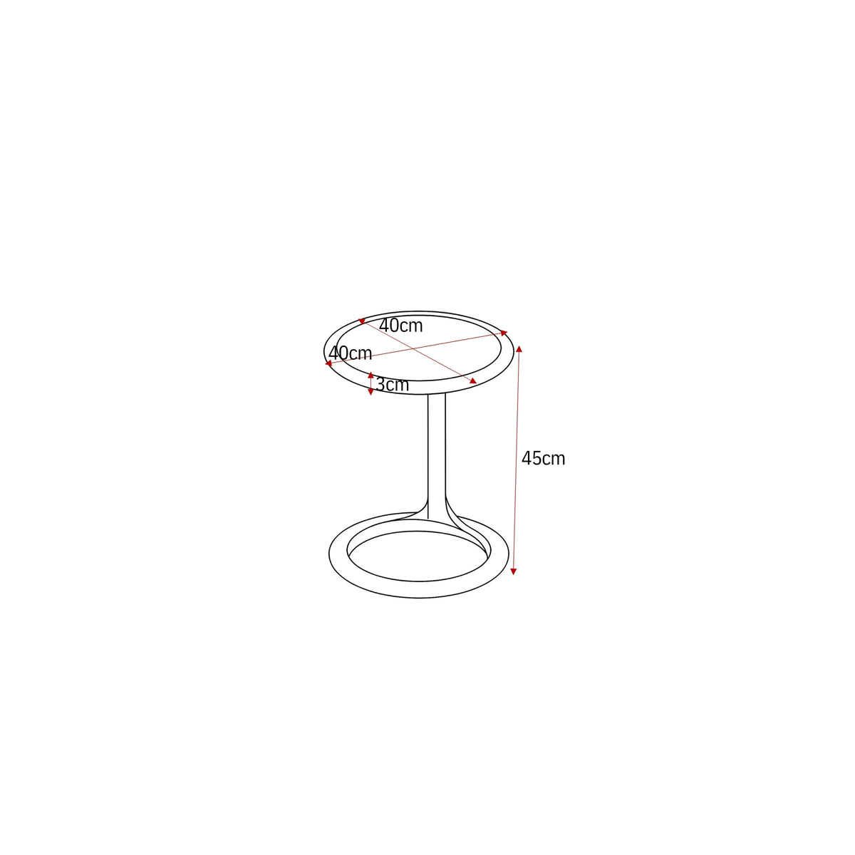 Starfurn - Salontafel Elias | 60 cm
