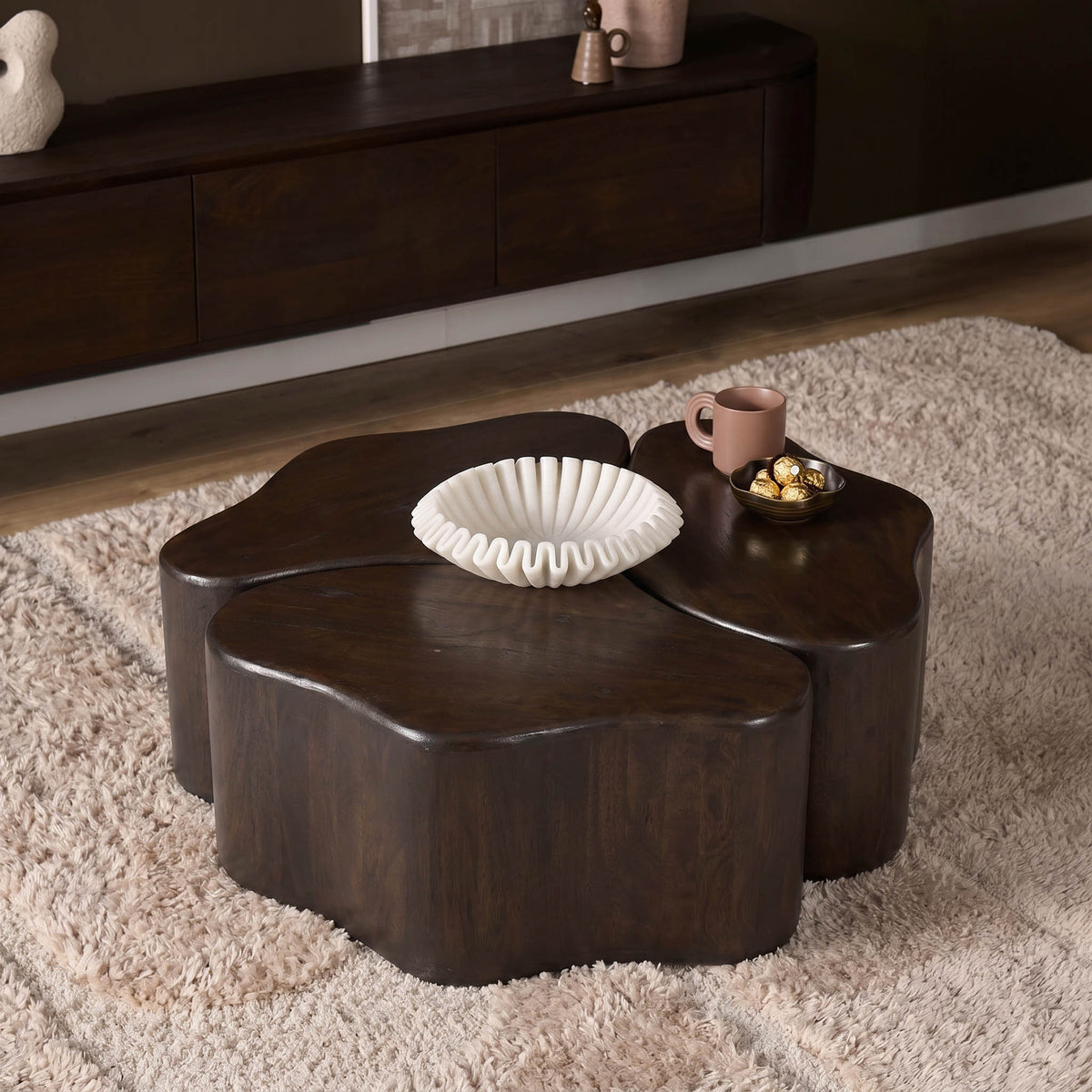 Starfurn - Salontafel Elara Mangohout Bruin 115 cm