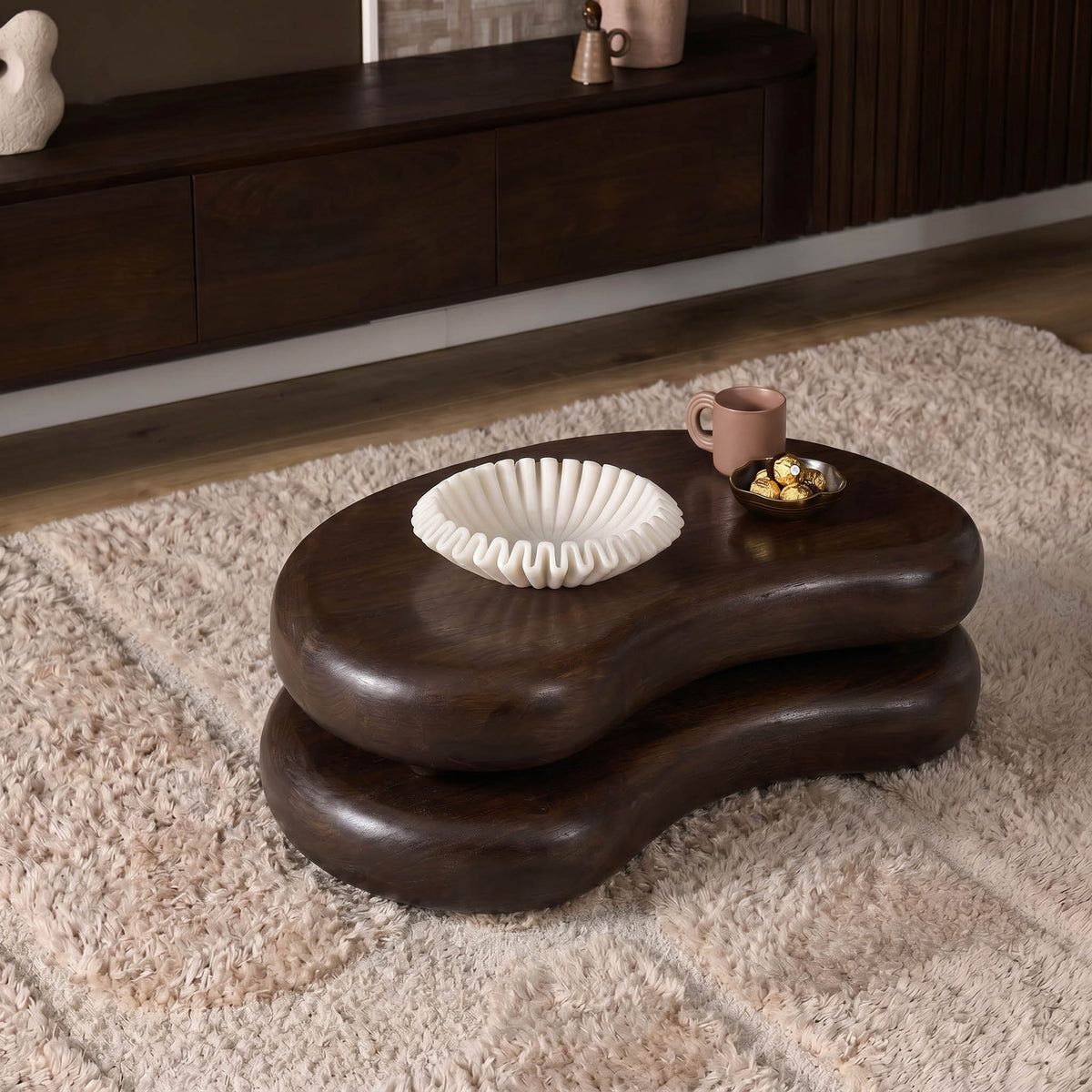 Starfurn - Salontafel Mads mangohout bruin 99 cm