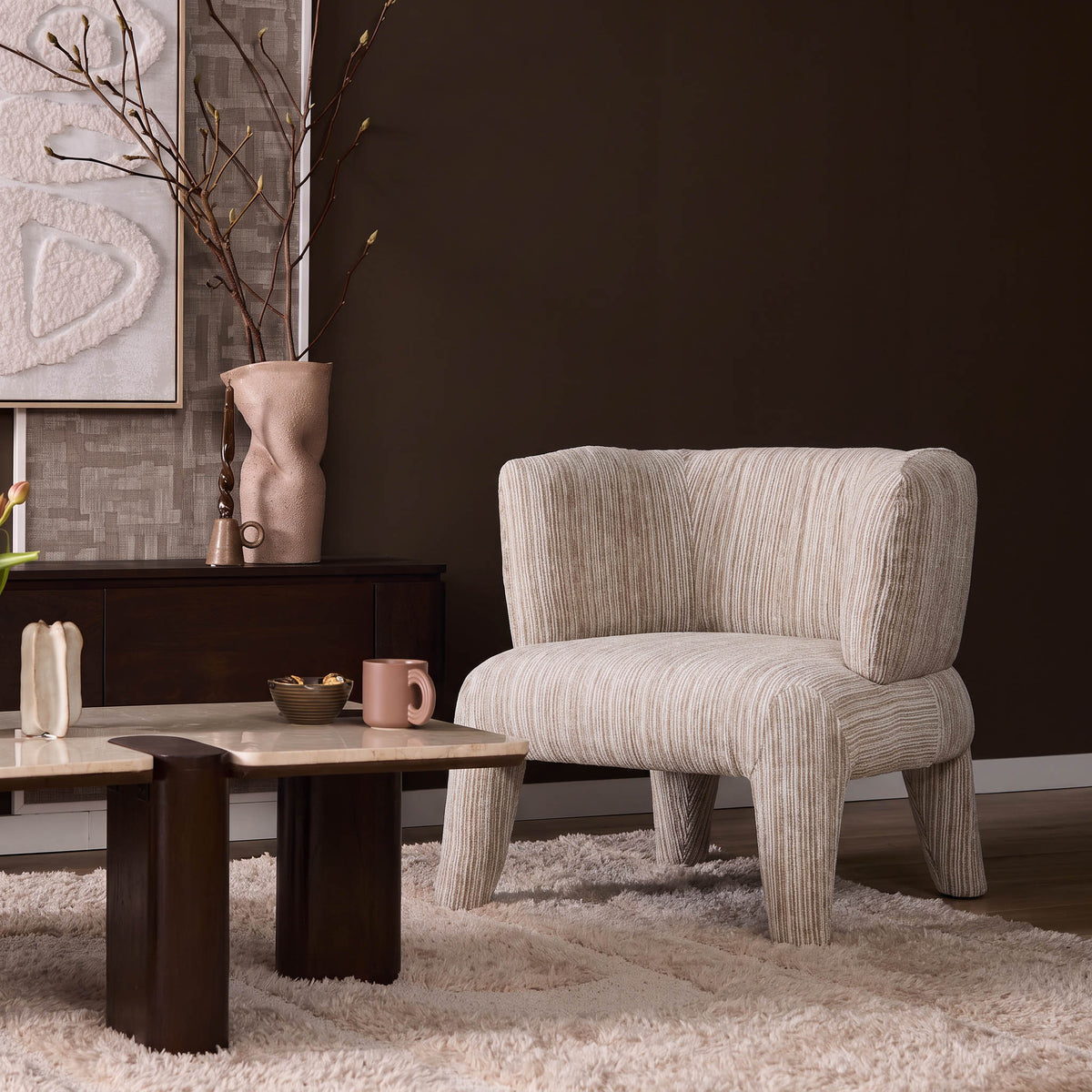 Fauteuil Eva naturel