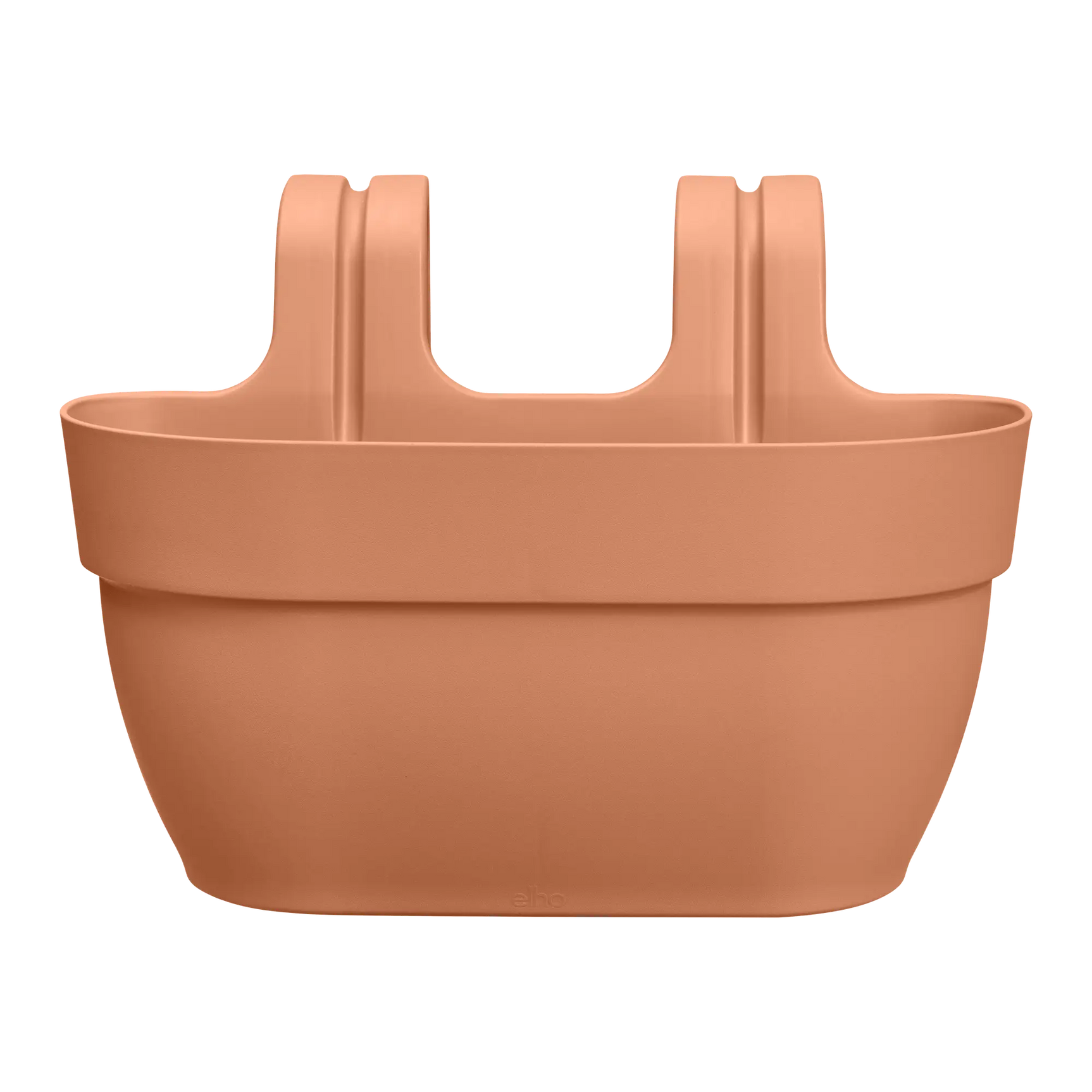 Elho vibia campana easy hanger bloempot medium, terra bruin kunststof met twee draagoren