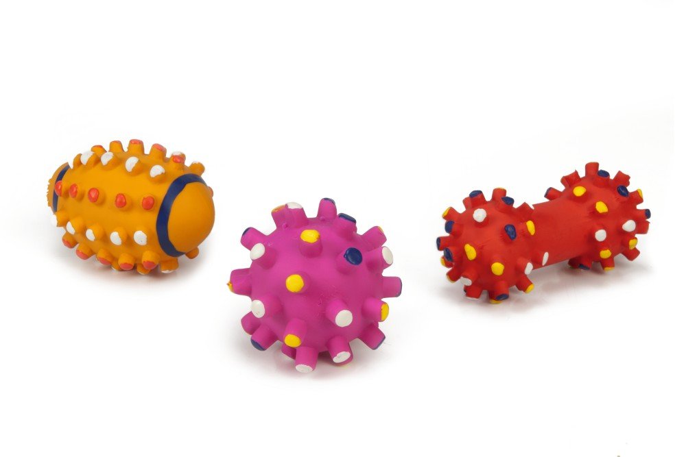 Beeztees - latex speelfun voor pups ass