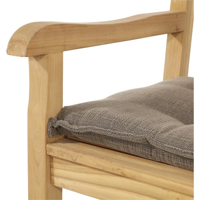 Bankkussen taupe 150cm, 6cm dik