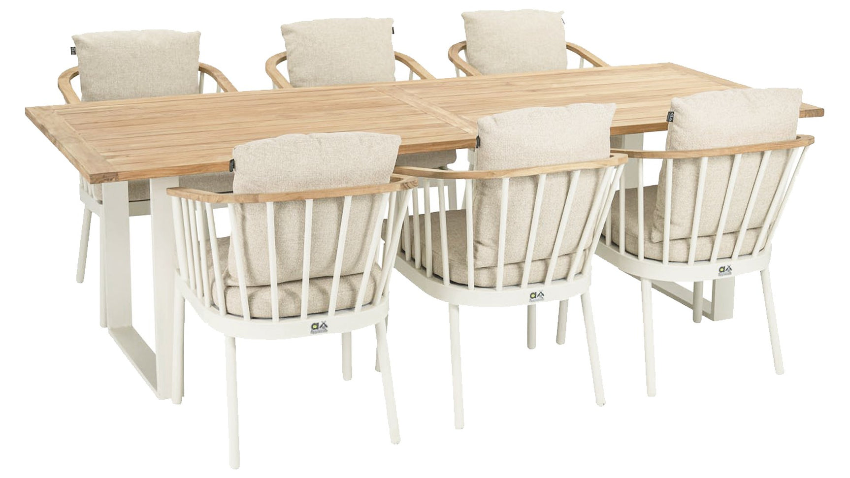 Apple Bee - Condor diningset 240 Oyster 7-delig