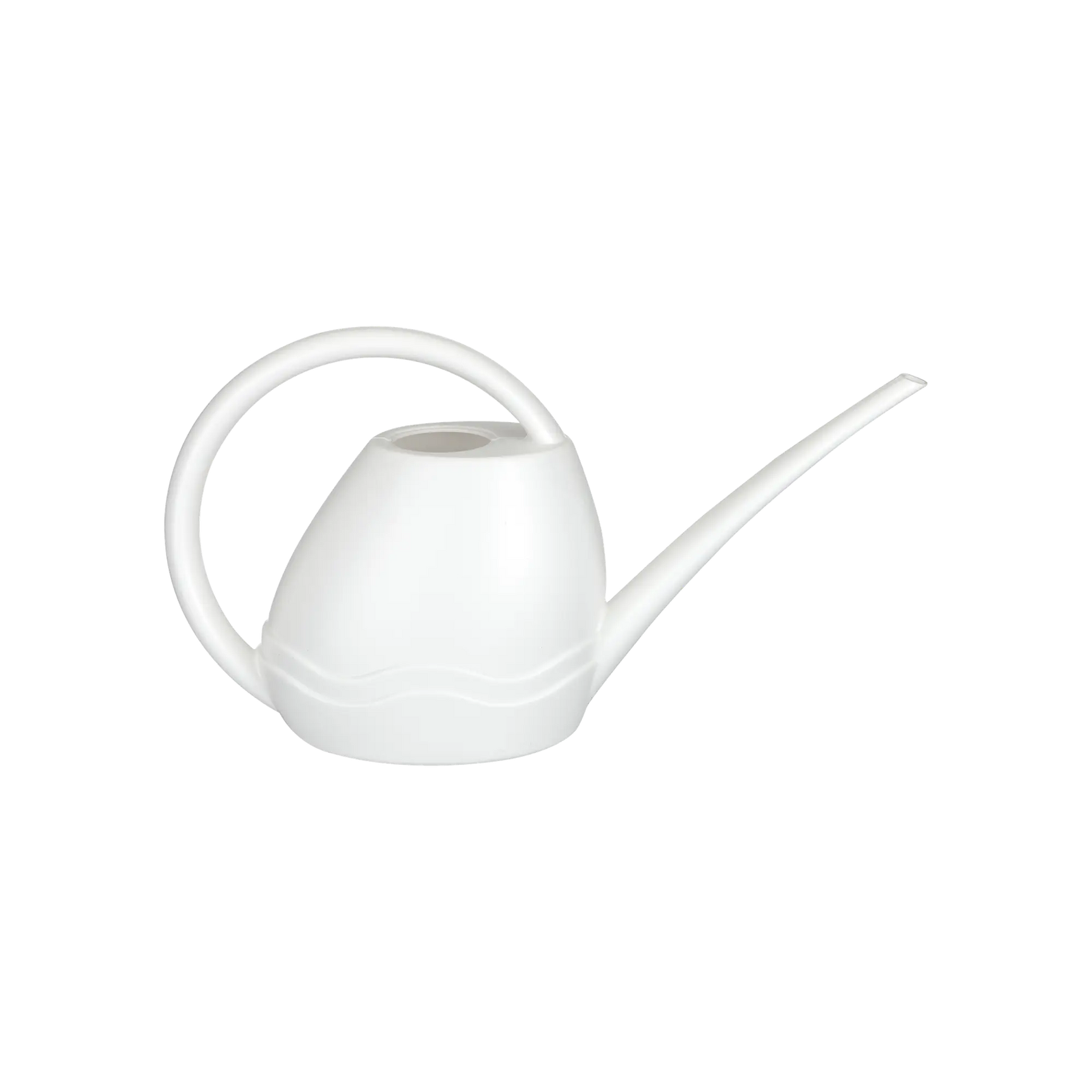 Witte Elho Aquarius gieter met lange tuit en ronde handgreep, 1,5 l