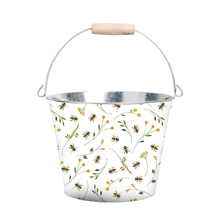 Esschert design - Emmer met bijenprint