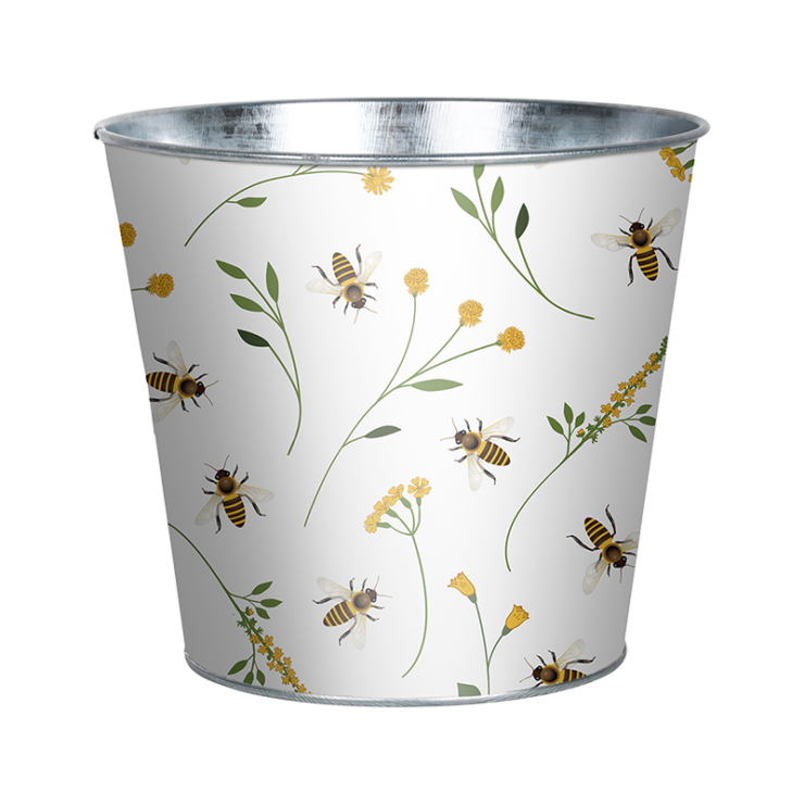 Esschert Design - Bloempot met bijenprint