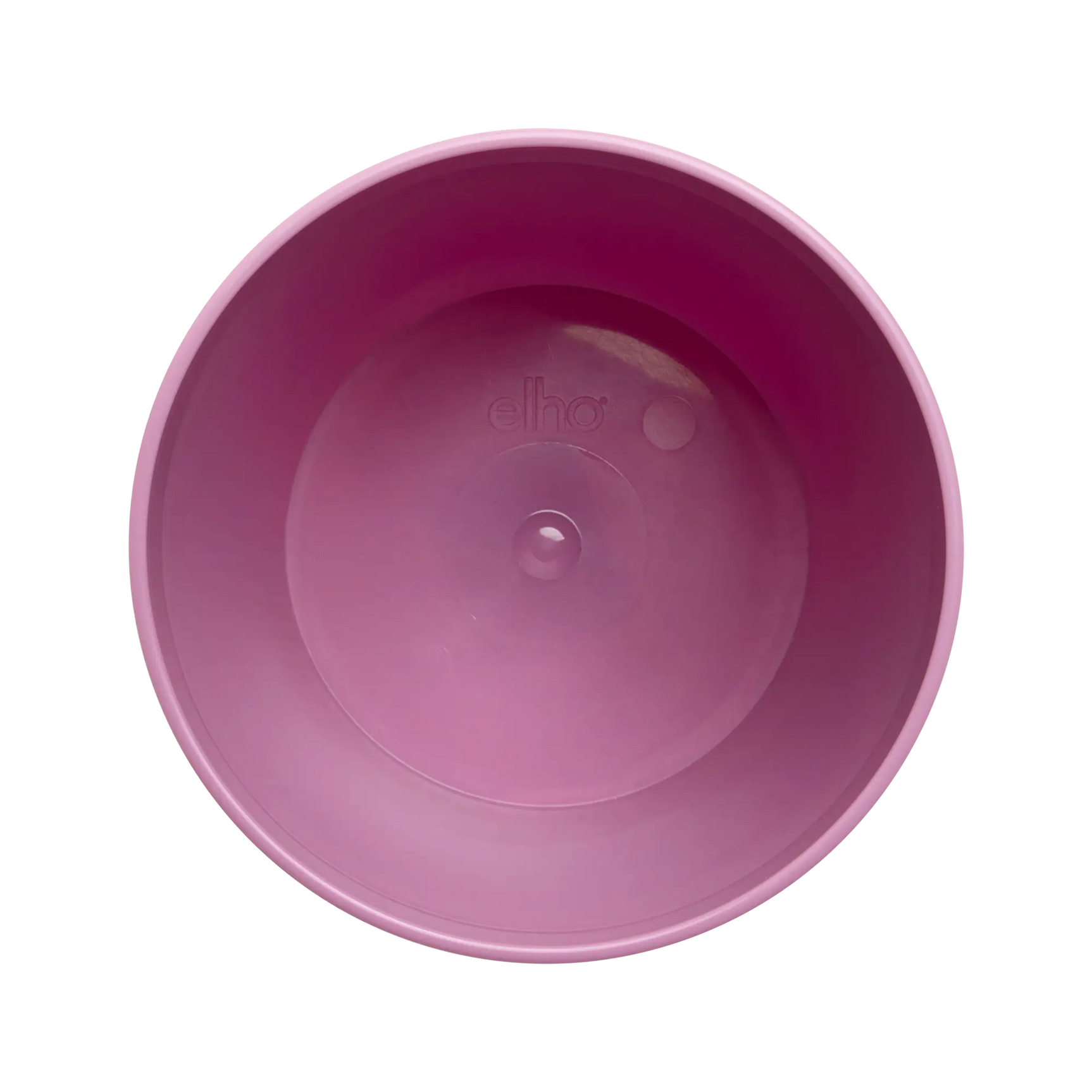 Ronde elho plantenpot mini vivid violet, onderkant met insteekstructuur