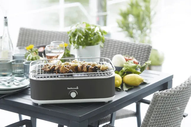 Barbecook - E-Carlo elektrische tafelgrill Midnight Grey 42,5x33x16,5cm