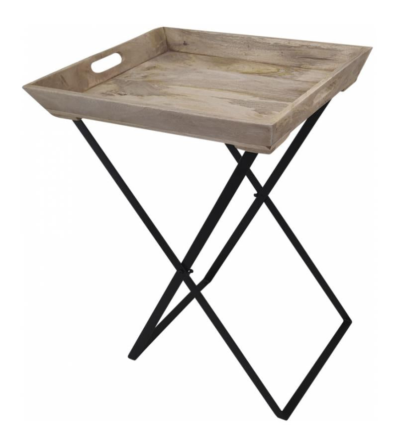 Houten bijzettafel David 59x45cm - Lesli living