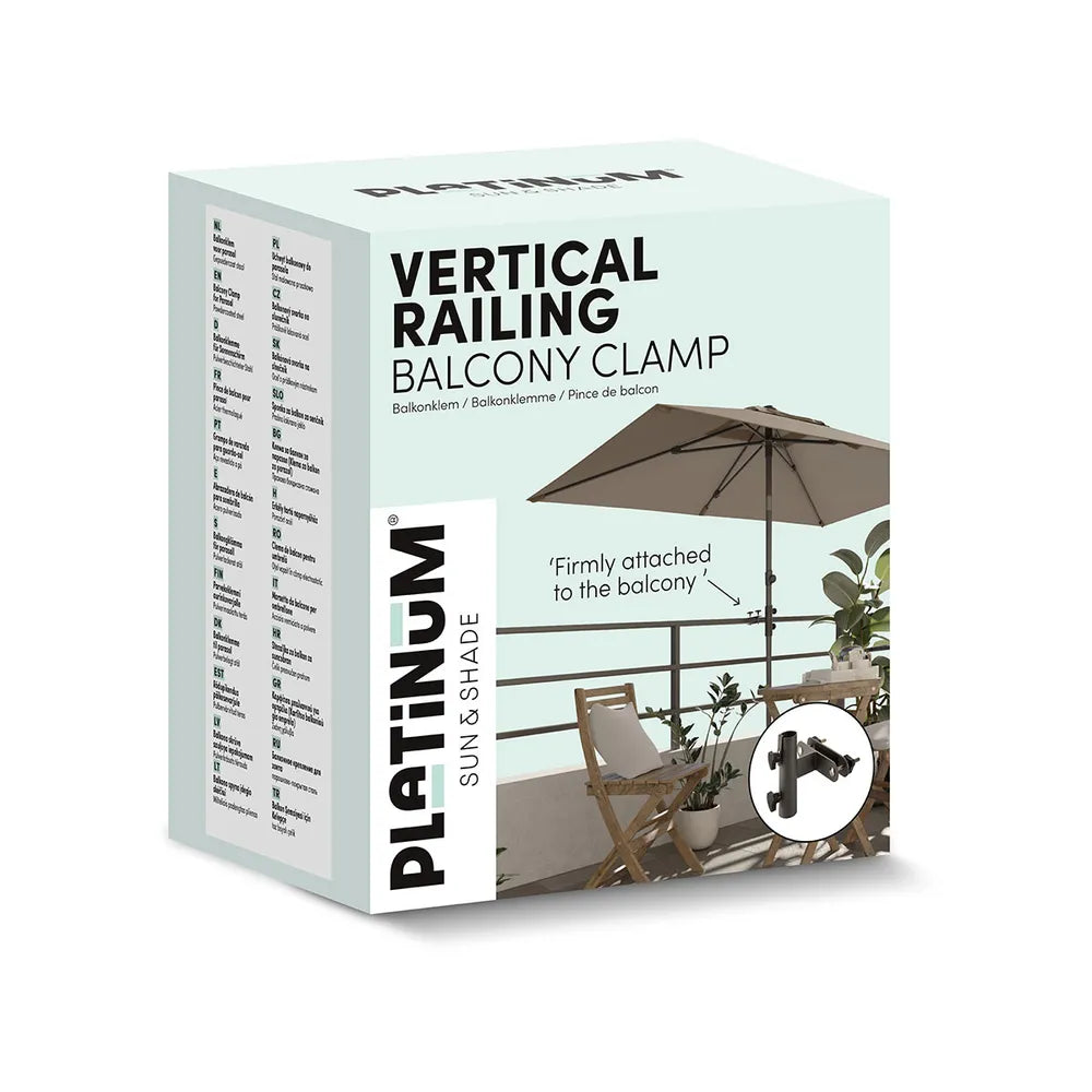 Platinum - Vertical railing, Ø38mm