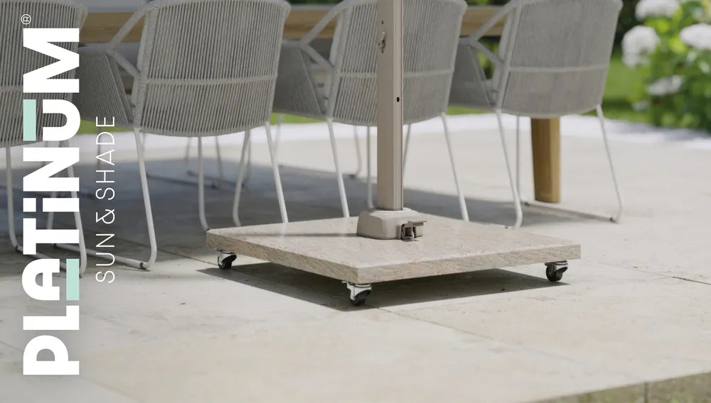 Parasolvoet Venezia 90 kg graniet