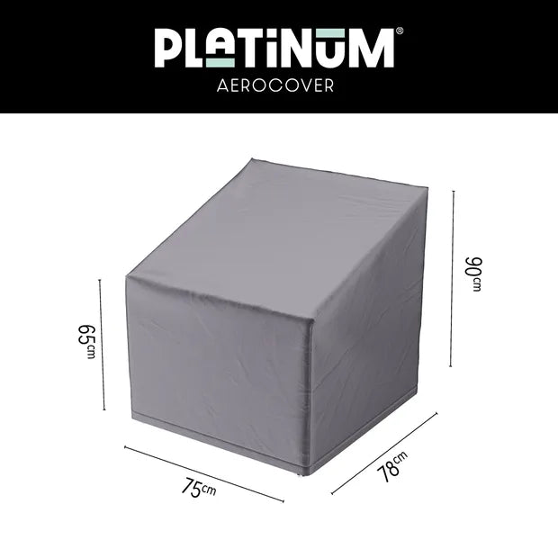 Platinum AeroCover - Loungestoelhoes hoge rug 75x78x65/90