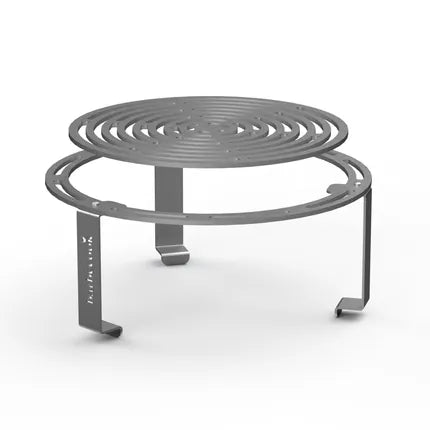 Barbecook verhoogd rooster op centre stand, rond grilaccessoire met pootjes